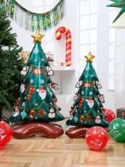 BÜYÜK AYAKLI ÇAM AĞACI FOLYO BALON 150 CM 8286