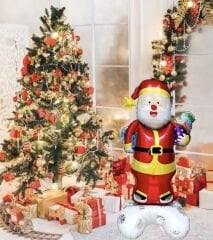 AYAKLI BÜYÜK NOEL BABA FOLYO BALON 8408
