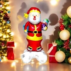 AYAKLI BÜYÜK NOEL BABA FOLYO BALON 8408