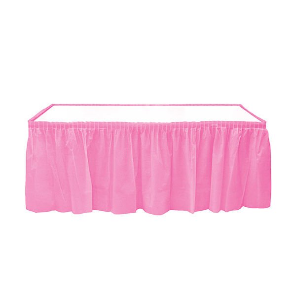 PLASTİK MASA ETEĞİ PEMBE