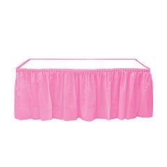 PLASTİK MASA ETEĞİ PEMBE