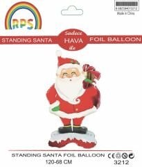 AYAKLI NOEL BABA FOLYO BALON 3212
