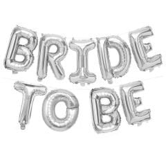 BRİDE TO BE FOLYO BALON GÜMÜŞ