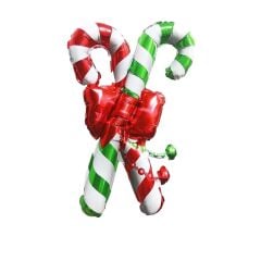 KIRMIZI YEŞİL BASTON FOLYO BALON 8217