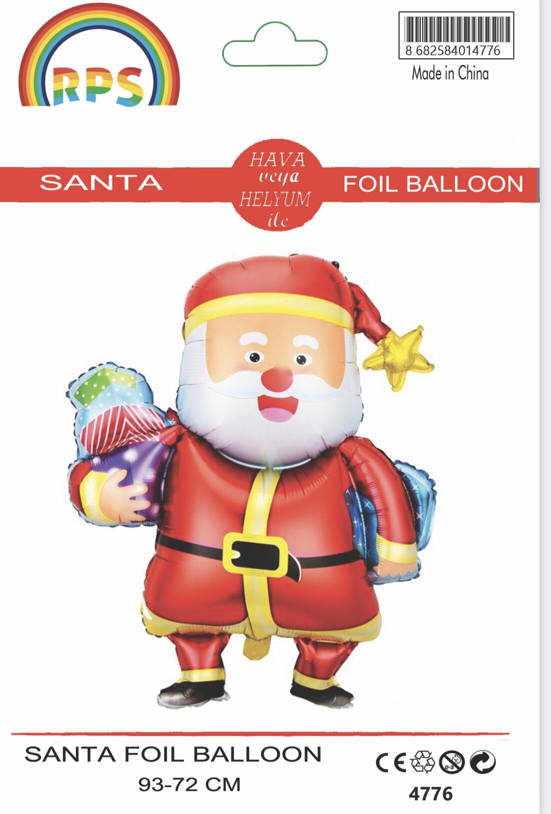 NOEL BABA FOLYO BALON 4776