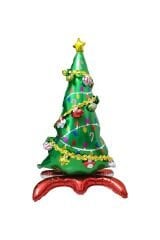 KIRMIZI AYAKLI ÇAM AĞACI FOLYO BALON