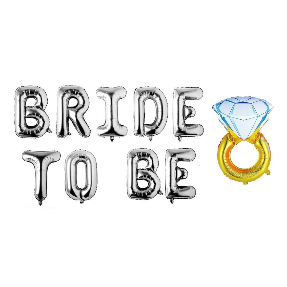 YÜZÜKLÜ BRİDE GOLD SET BALON GÜMÜŞ