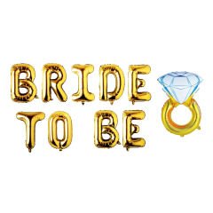 YÜZÜKLÜ BRİDE GOLD SET BALON GOLD