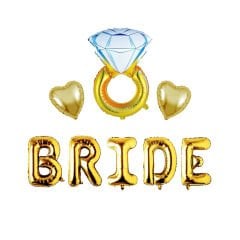 YÜZÜK KALP BRİDE GOLD SET BALON GOLD