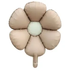 PAPATYA RETRO KARAMEL RENK FOLYO BALON