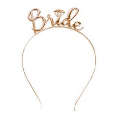 BRİDE METAL TAÇ ROSE GOLD
