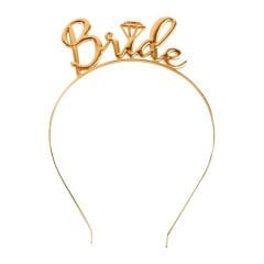 BRİDE METAL TAÇ GOLD