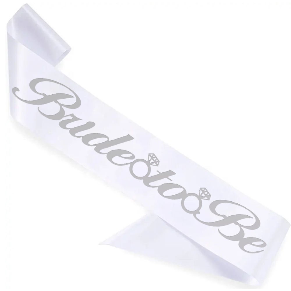 BRİDE TO BE KUŞAK BEYAZ GÜMÜŞ