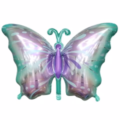 YEŞİL  MOR KELEBEK FOLYO BALON 8323