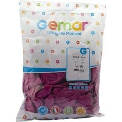 11''METALİK FUŞYA BALON 100 LÜ