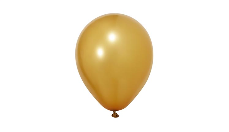 12''METALİK BALON GOLD 100 LÜ