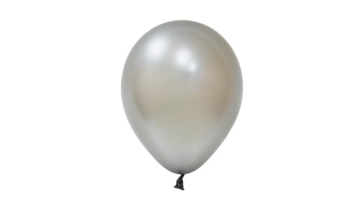 12''METALİK BALON GÜMÜŞ 100 LÜ