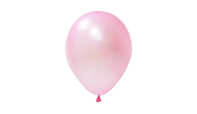12''METALİK BALON PEMBE100 LÜ