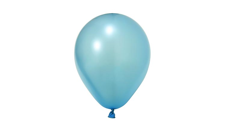 12'' METALİK BALON AÇIK MAVİ 100 LÜ
