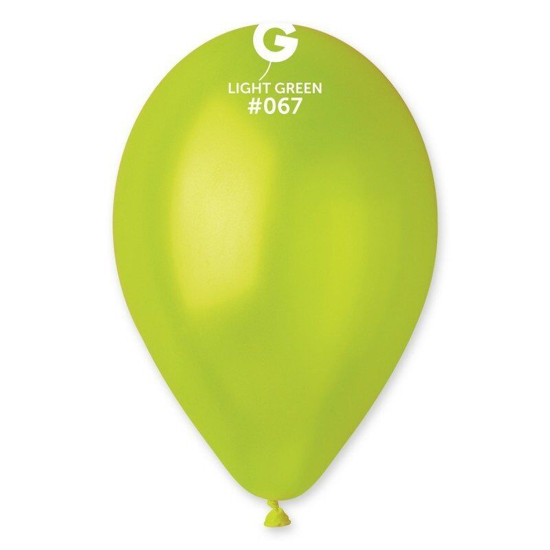 11'' METALİK BALON AÇIK YEŞİL 100 LÜ