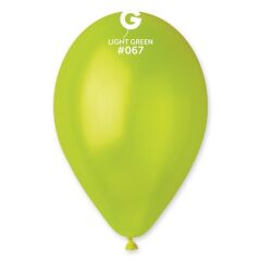 11'' METALİK BALON AÇIK YEŞİL 100 LÜ