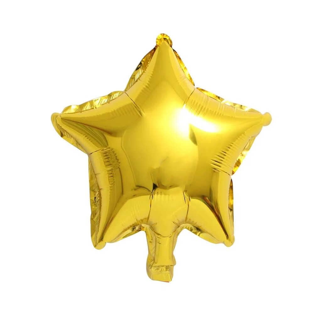 5''GOLD YILDIZ FOLYO BALON 50 Lİ