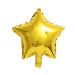 5''GOLD YILDIZ FOLYO BALON 50 Lİ