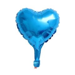 10''MAVİ KALP FOLYO BALON 50 Lİ