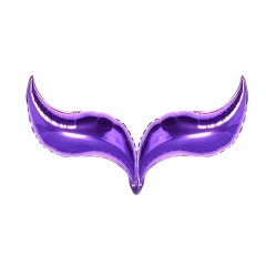 KUYRUK MOR 2 li FOLYO BALON 0513