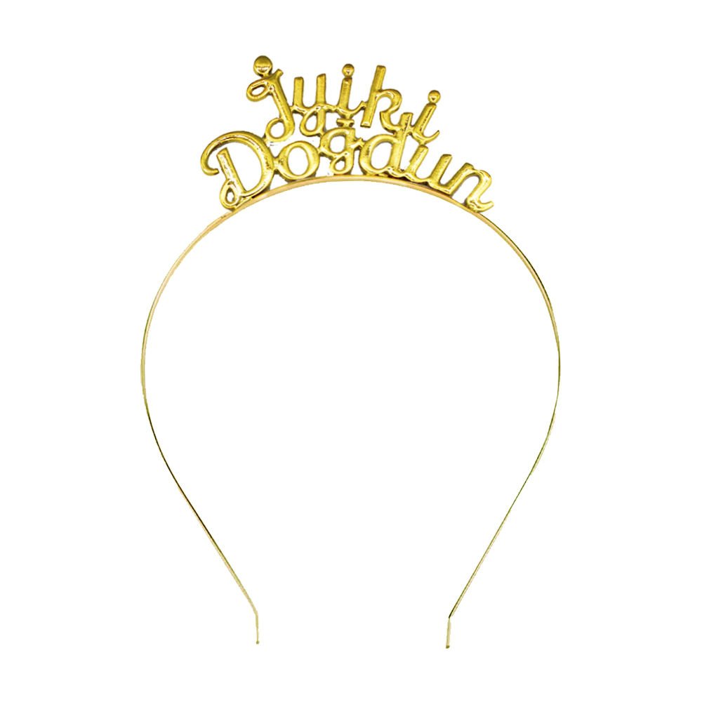 İYİ Kİ DOĞDUN METAL TAÇ GOLD