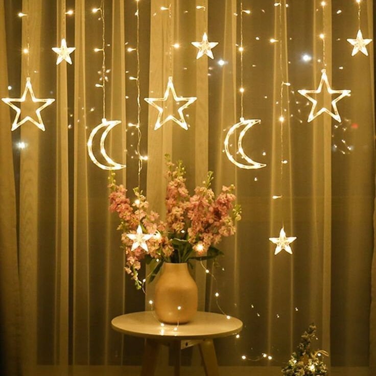 AY YILDIZ PERDE LED IŞIK