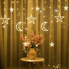 AY YILDIZ PERDE LED IŞIK