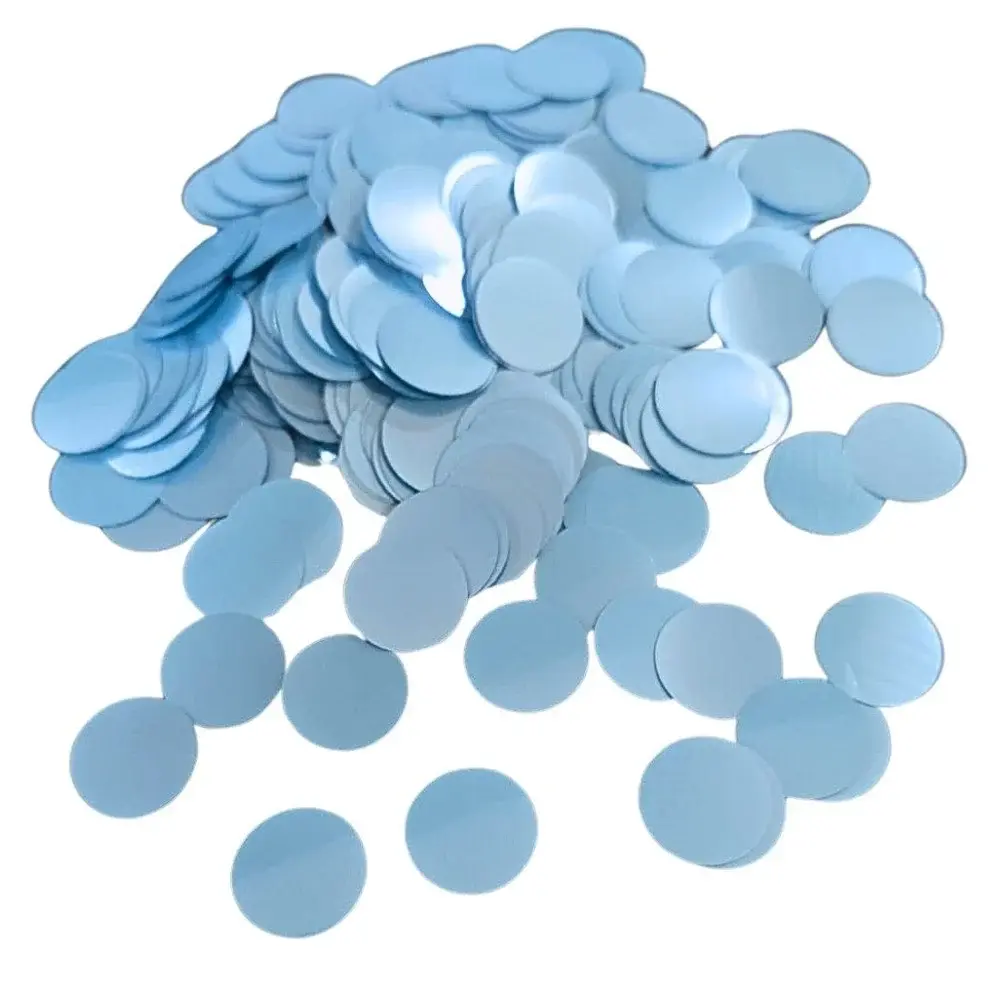 BALON İÇİ METALİZE AÇIK MAVİ PUL