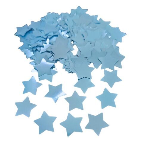 BALON İÇİ METALİZE YILDIZ AÇIK MAVİ PUL