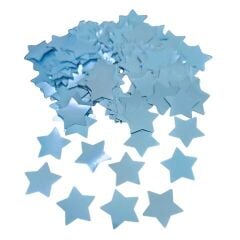 BALON İÇİ METALİZE YILDIZ AÇIK MAVİ PUL