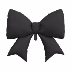 SİYAH KURDELE FİYONK FOLYO BALON