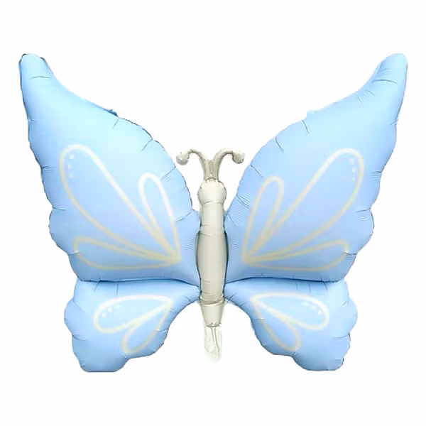 RETRO KELEBEK MAVİ 0692