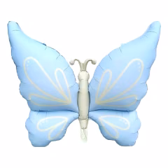 RETRO KELEBEK MAVİ 0692