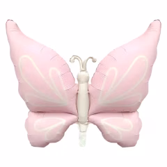 RETRO KELEBEK PEMBE 1279