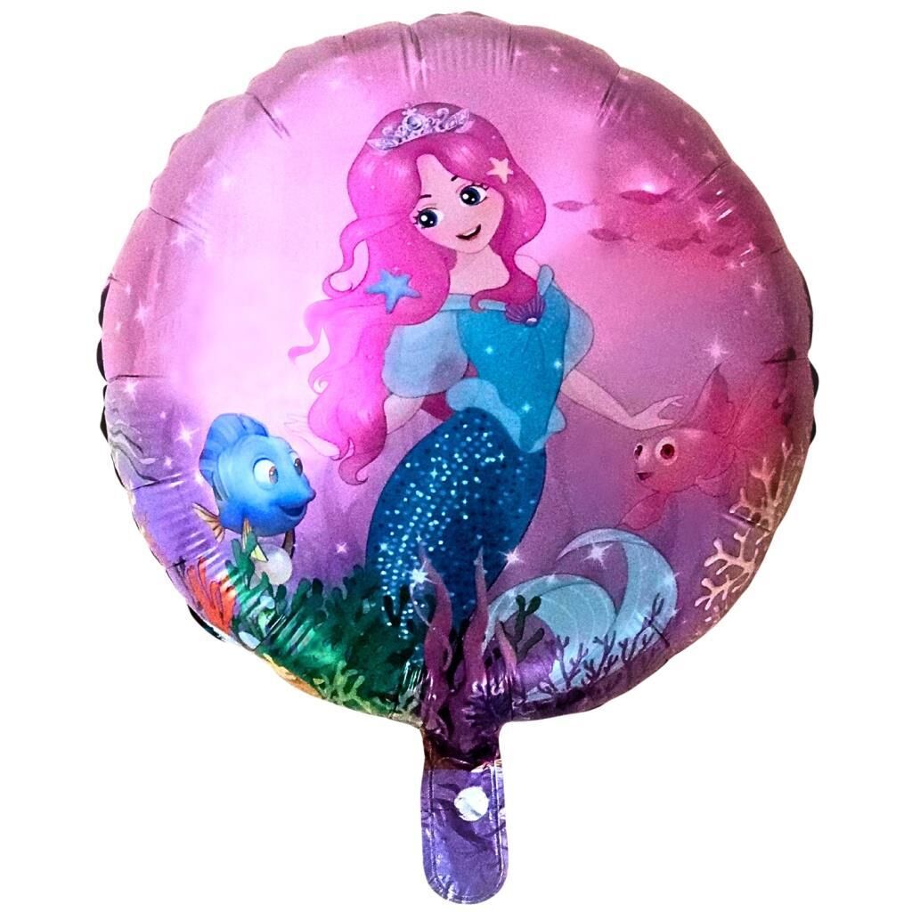 DENİZ KIZI 18 INC YUVARLAK FOLYO BALON