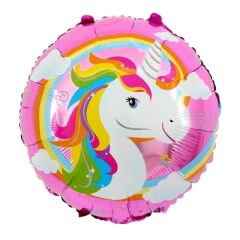 UNICORN 18 INC YUVARLAK FOLYO BALON