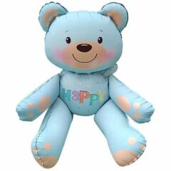 OTURAN AYI FOLYO BALON MAVİ