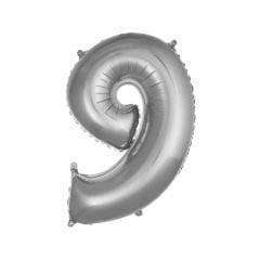 FOLYO RAKAM BALON 16 İNÇ GÜMÜŞ 9