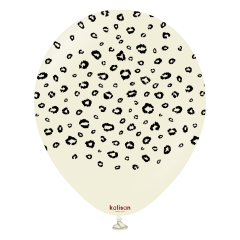 12'' SAFARİ 25Lİ LEOPARD WHİTE SAND-BLACK