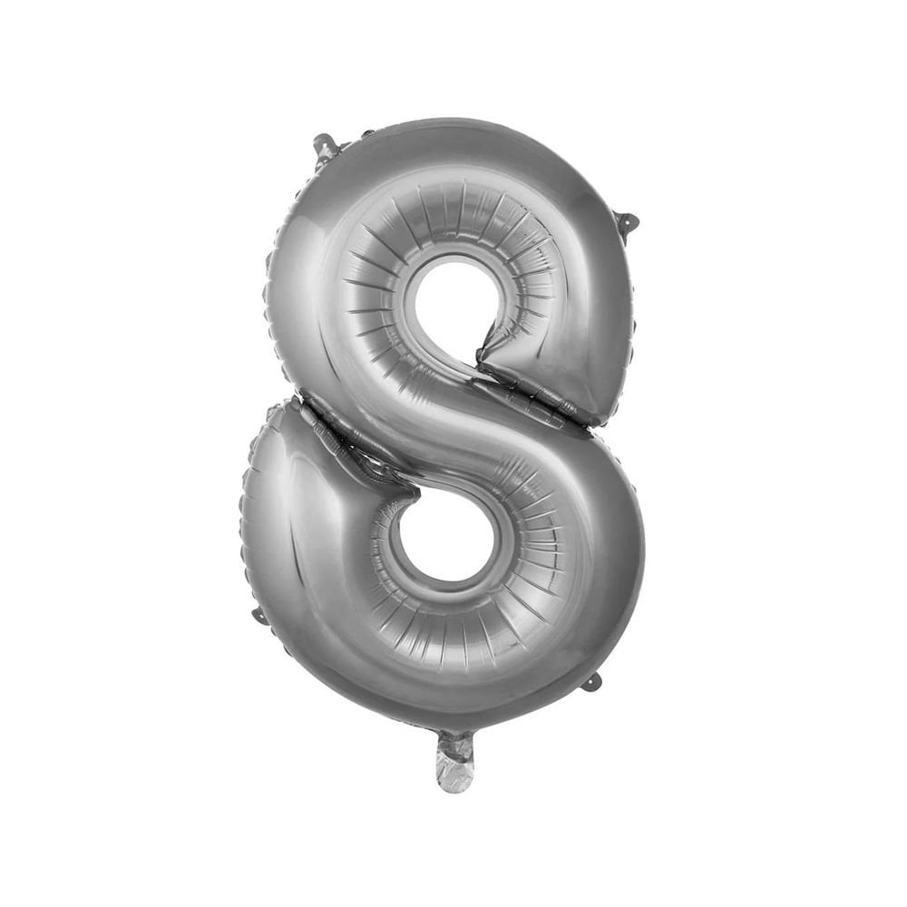 FOLYO RAKAM BALON 16 İNÇ GÜMÜŞ 8