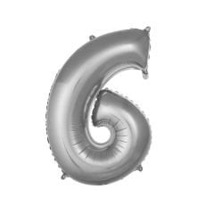 FOLYO RAKAM BALON 16 İNÇ GÜMÜŞ 6