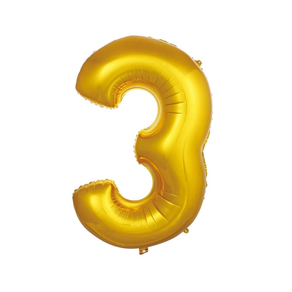 FOLYO RAKAM BALON 16 İNÇ GOLD 3