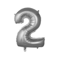 FOLYO RAKAM BALON 16 İNÇ GÜMÜŞ 2