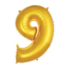 FOLYO RAKAM BALON 34 İNÇ GOLD 9