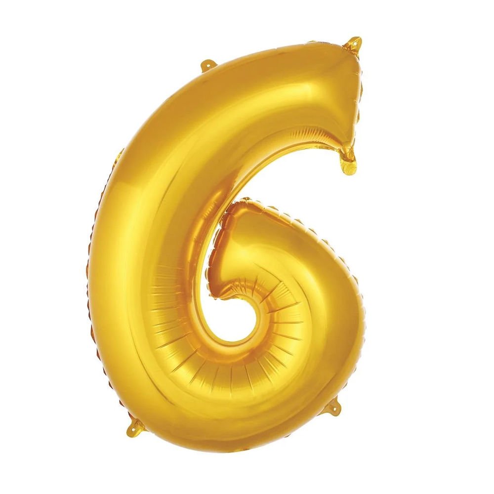 FOLYO RAKAM BALON 34 İNÇ GOLD 6